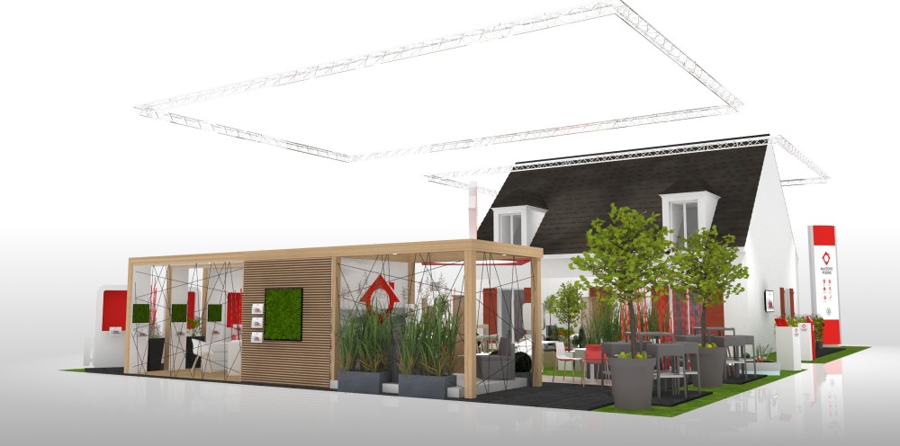 EN DIRECT DE LA FOIRE DE PARIS MAISONS PIERRE RÉALISE L’EXPLOIT DE CONSTRUIRE UNE MAISON EN SEULEMENT 8 JOURS !