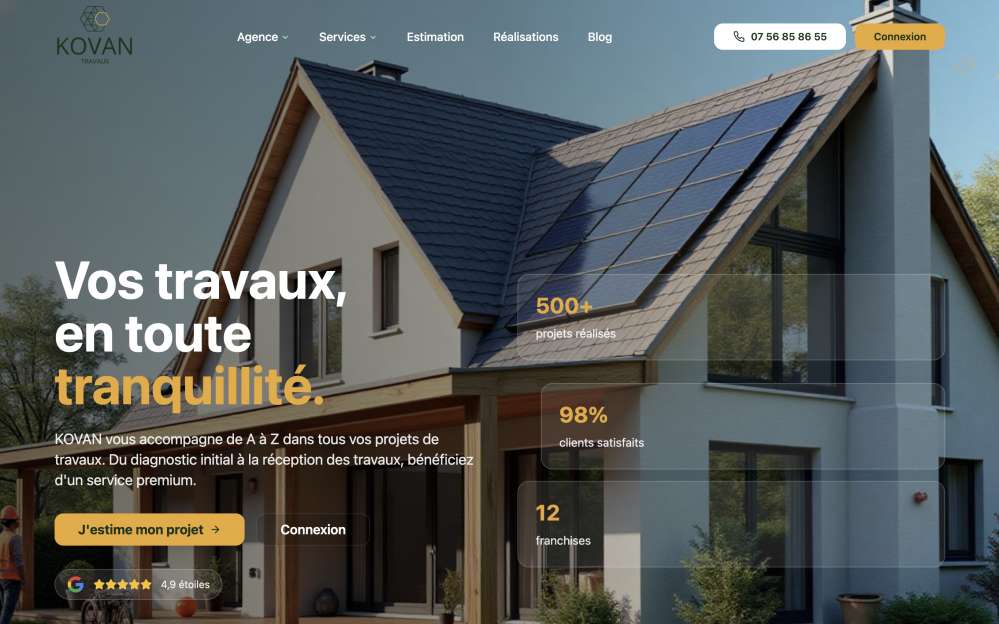 Kovan dévoile son nouveau site internet : une plateforme pensée pour ses clients et ses futurs franchisés