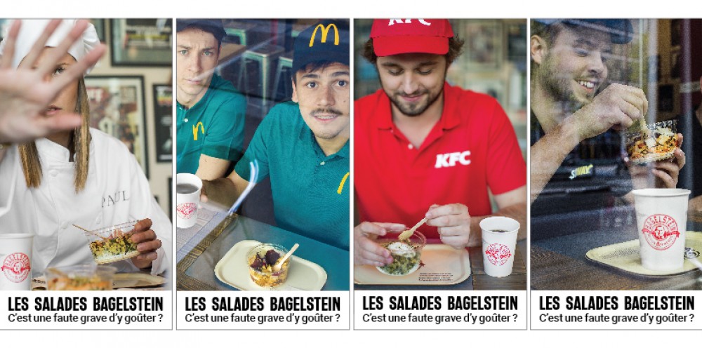 La Campagne Audacieuse Pour Le Lancement Des Salades Bagelstein