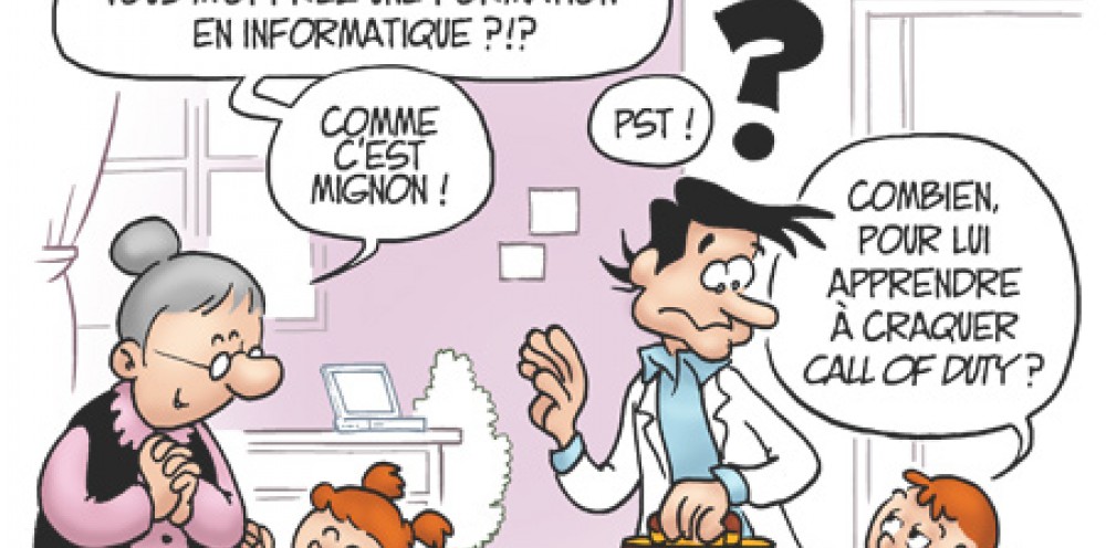 La Lettre De Docteur Ordinateur : Un Dessin D'humour Et Des Informations Qui Vous Intéressent.