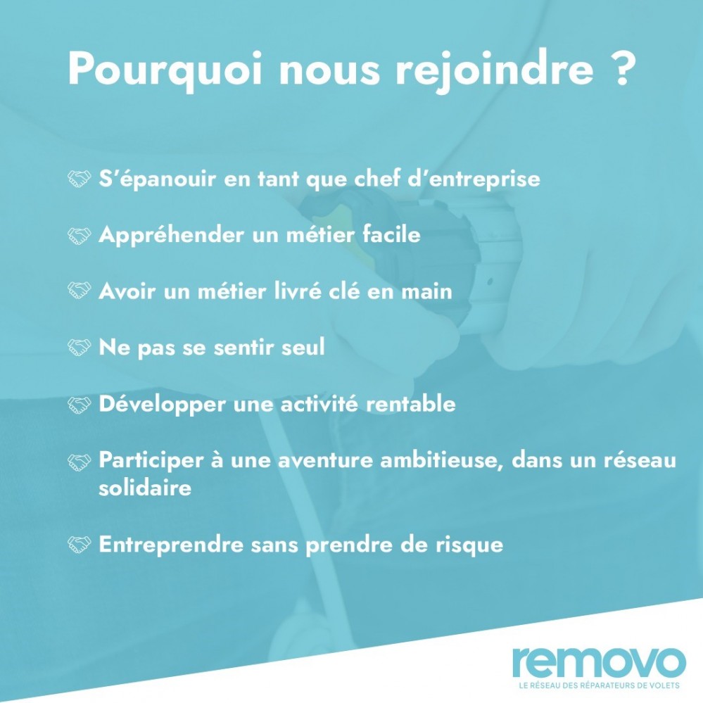 Les 10 points forts principaux de la franchise removo!