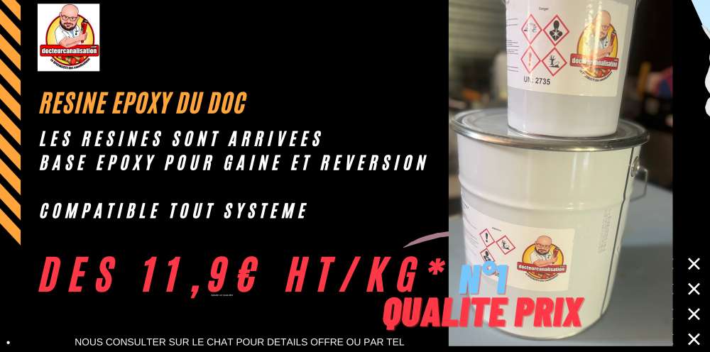 Nouvelle resine Epoxy chez le Docteur Canalisation