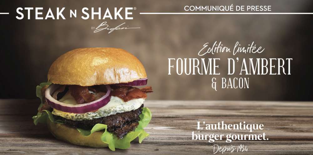 Steak'n Shake lance un nouveau SteakBurger !